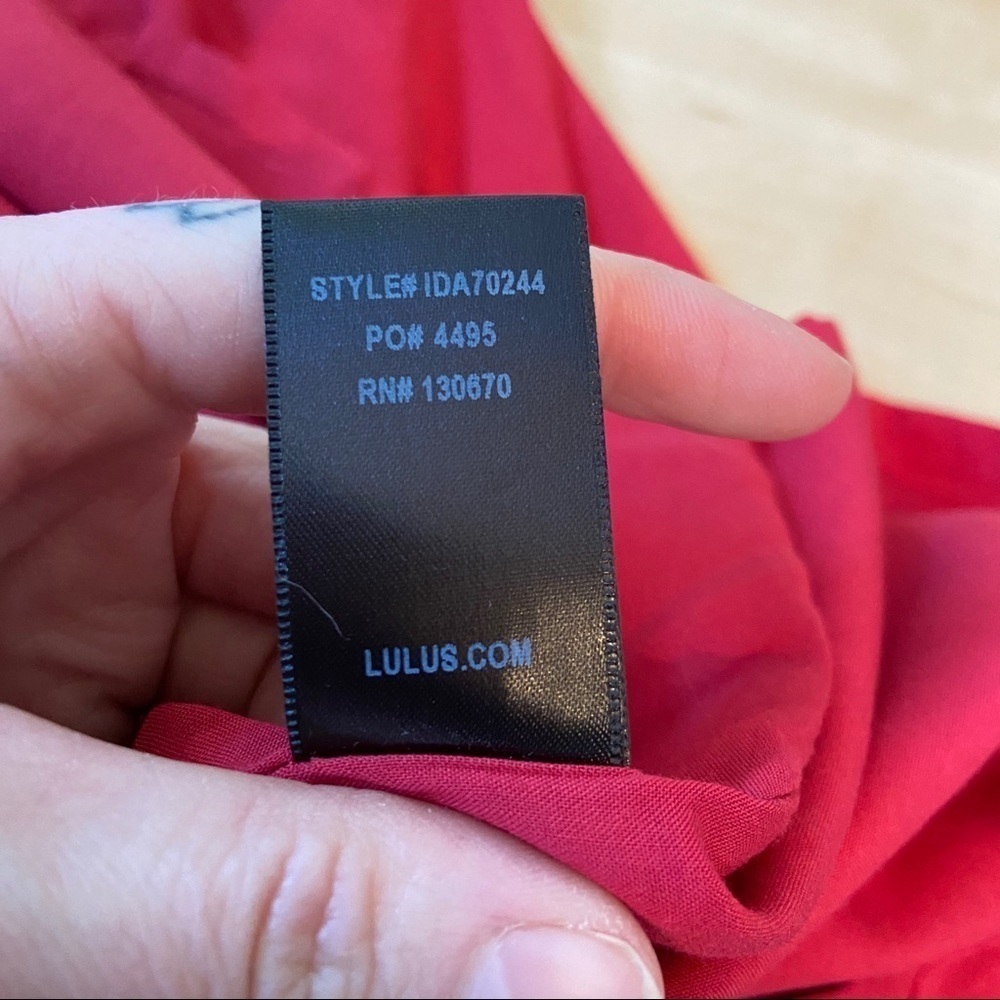 Lulus women’s ‎ embroidered tie up dress in size small - Picture 7 of 7